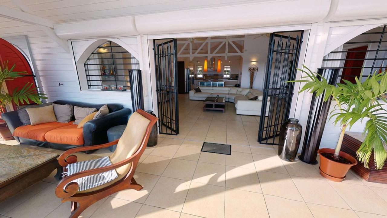 סן-פרנסואה Villa Deluxe L'Hacienda Villa Vue Mer 180 Piscine Jacuzzi Proche Plage Marina Golf Pointe Des Chateaux Et Casino Jardin Clos Voyage Durable מראה חיצוני תמונה
