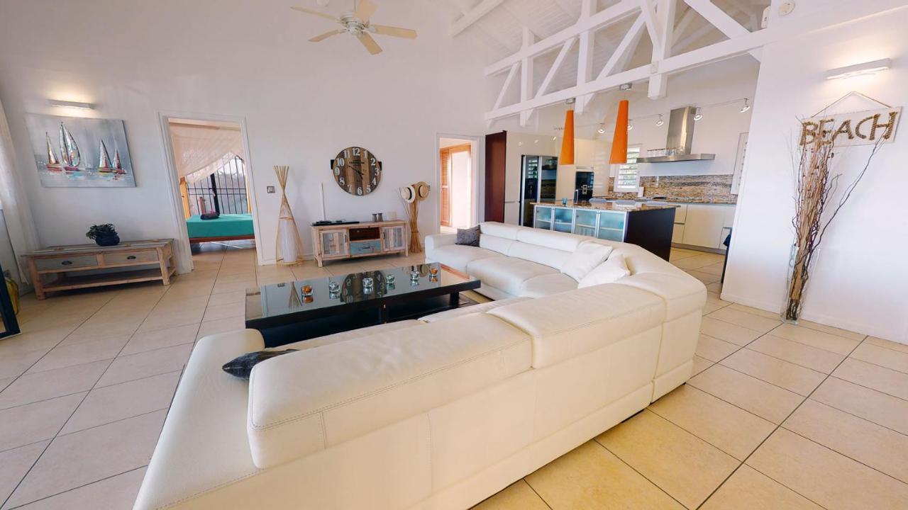 סן-פרנסואה Villa Deluxe L'Hacienda Villa Vue Mer 180 Piscine Jacuzzi Proche Plage Marina Golf Pointe Des Chateaux Et Casino Jardin Clos Voyage Durable מראה חיצוני תמונה