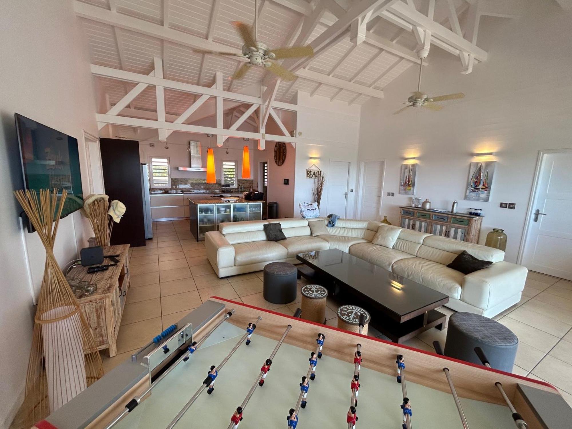 סן-פרנסואה Villa Deluxe L'Hacienda Villa Vue Mer 180 Piscine Jacuzzi Proche Plage Marina Golf Pointe Des Chateaux Et Casino Jardin Clos Voyage Durable מראה חיצוני תמונה