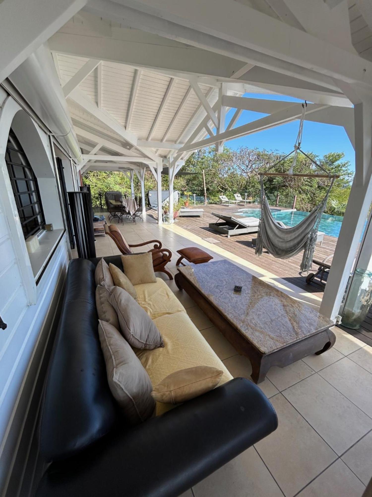 סן-פרנסואה Villa Deluxe L'Hacienda Villa Vue Mer 180 Piscine Jacuzzi Proche Plage Marina Golf Pointe Des Chateaux Et Casino Jardin Clos Voyage Durable מראה חיצוני תמונה