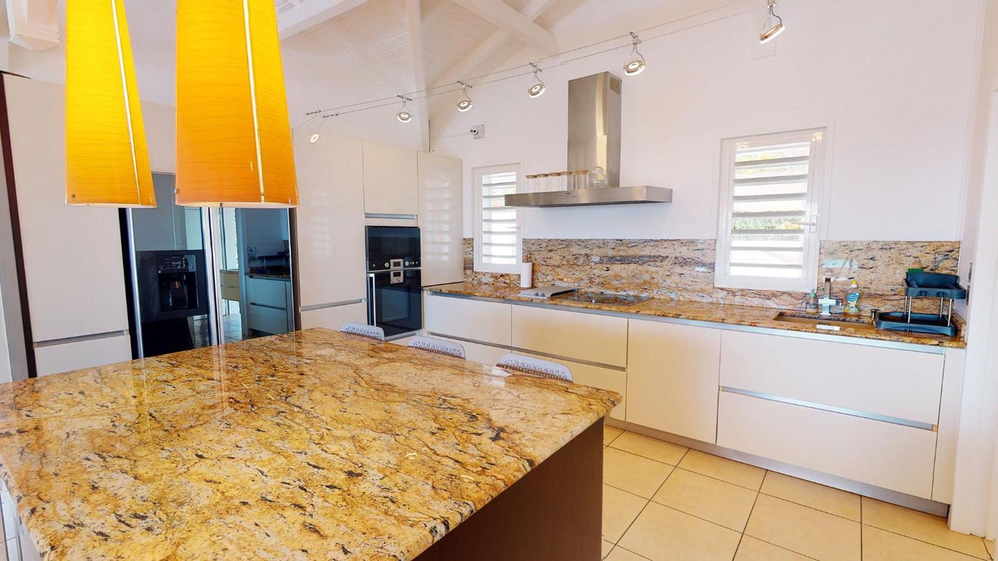 סן-פרנסואה Villa Deluxe L'Hacienda Villa Vue Mer 180 Piscine Jacuzzi Proche Plage Marina Golf Pointe Des Chateaux Et Casino Jardin Clos Voyage Durable חדר תמונה