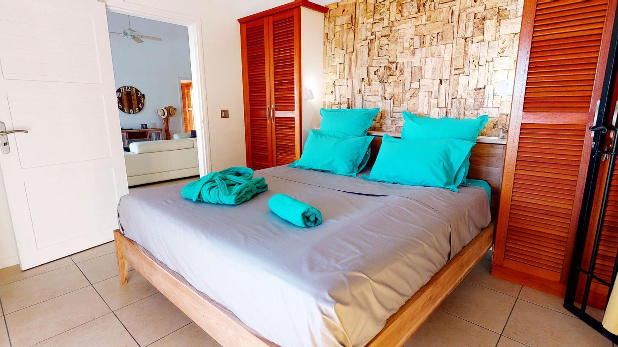 סן-פרנסואה Villa Deluxe L'Hacienda Villa Vue Mer 180 Piscine Jacuzzi Proche Plage Marina Golf Pointe Des Chateaux Et Casino Jardin Clos Voyage Durable חדר תמונה